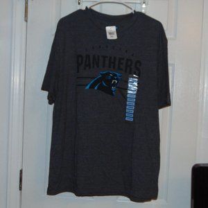 Men's Gray Carolina Panthers Short Sleeve T-Shirt